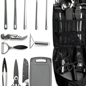 ReaNea Camping Utensil Set 15-Piece Outdoor Cooking Tools-0