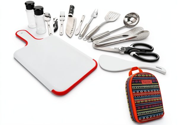 Haplululy Camping Cooking Utensils Set Stainless Steel-7