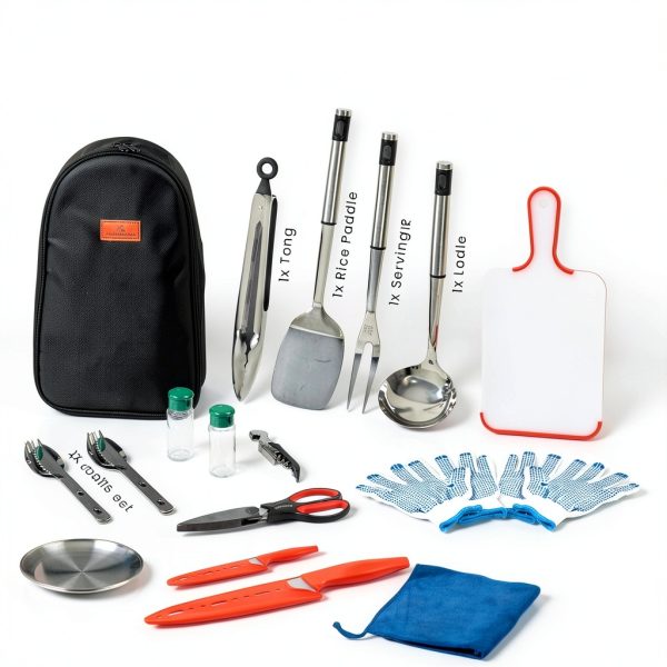 FORTITUDE21 Camping Cooking Set Lightweight Dishwasher Safe-2