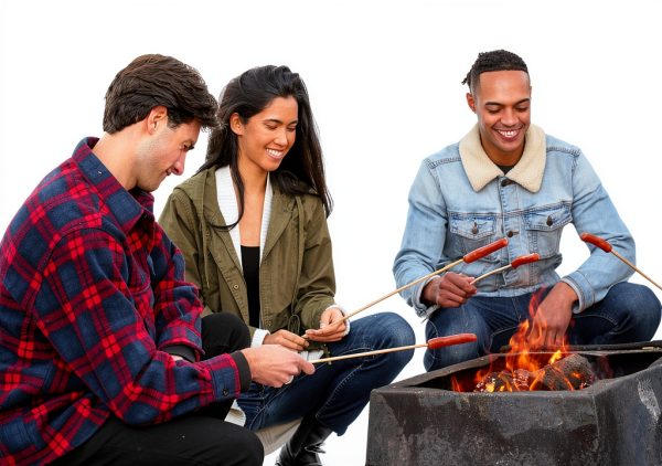 Coghlans Bamboo Roasting Sticks Campfire Cooking Utensils-2