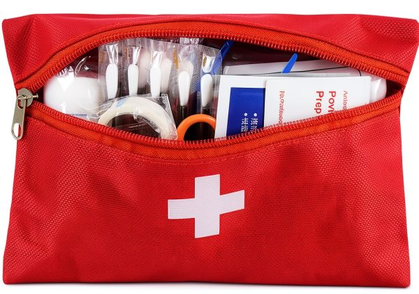 AOUTACC Nylon Waterproof First Aid Kit Bag-2