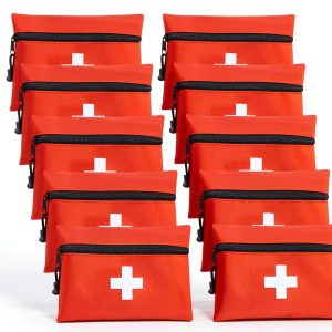 AOUTACC Red First Aid Kit Waterproof Polyester-0