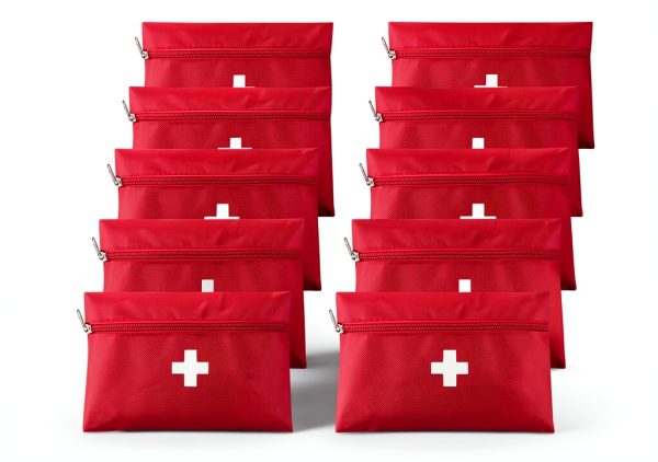 AOUTACC Nylon Waterproof First Aid Kit Bag-0