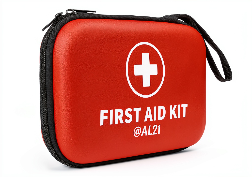 CorDx first aid kit placed in a car glove compartment
