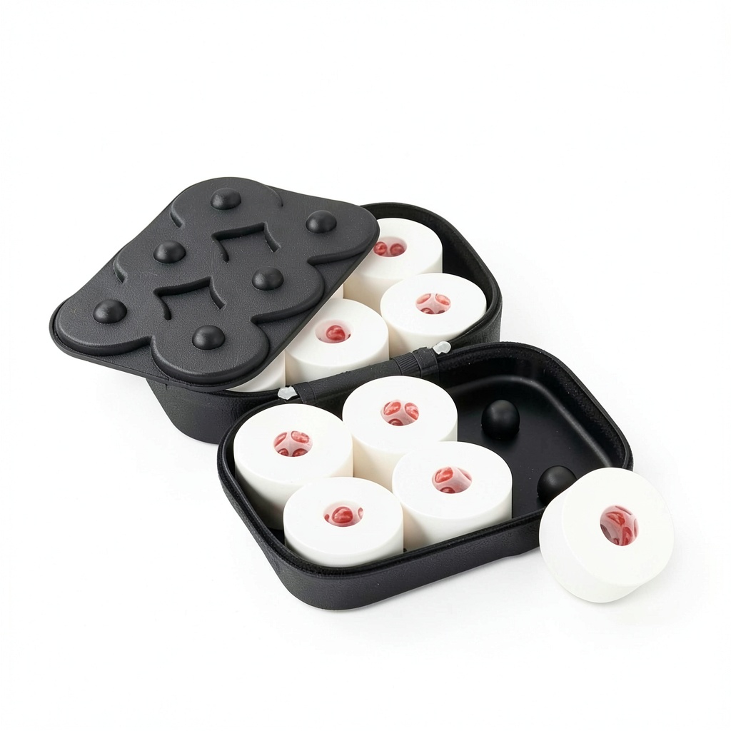 Cramer tape holder being used on a sports field