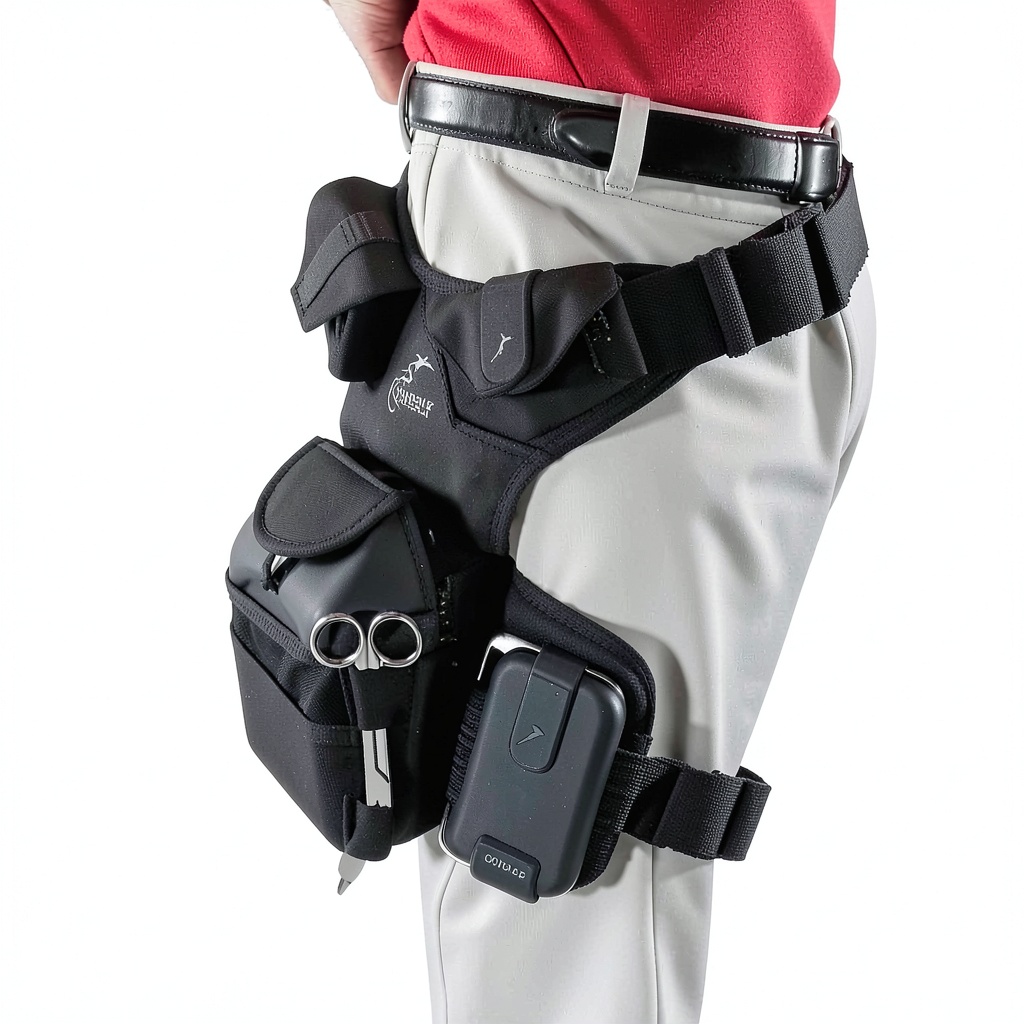 Athlete wearing Cramer RigidLite pouch on a trail