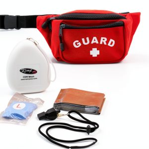 Kemp USA Lifeguard First Aid Hip Pack Red Nylon-0