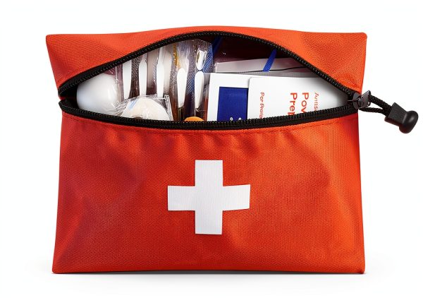 AOUTACC Red First Aid Kit Waterproof Polyester-2