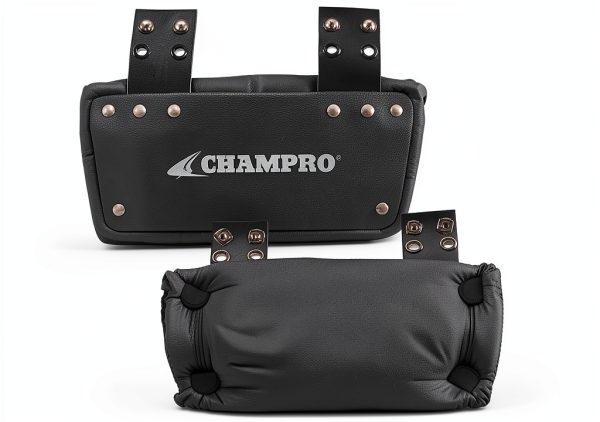 Champro Football Back Plate Black Polyester-0