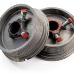 Overhead Garage Door Parts Granatan 400-8 Lift Cable Drum Pair 4.85in-0