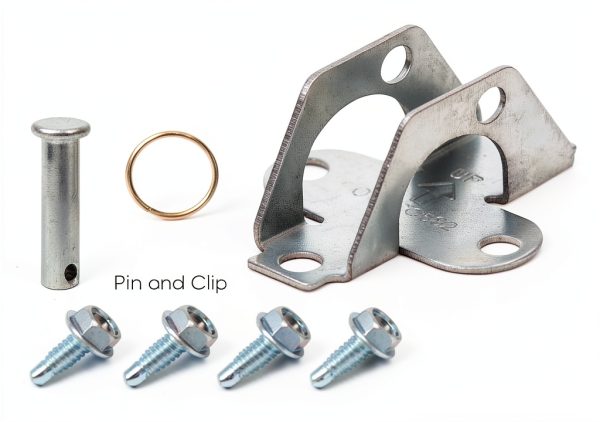 41A5047 Door Bracket for Garage Door Openers, Compatible with Chamberlain, Craftsman, LiftMaster Models, Pin, Clip & 4 Fasteners Included-2