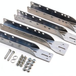 HOME MASTER HARDWARE 2 Pack Garage Door Parts Reinforcement Bracket,Adjustable Garage Door Opener Bracket,Steel Zinc Plated-0