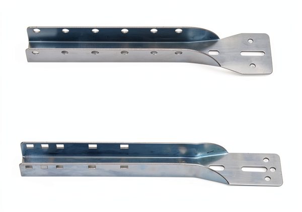 HOME MASTER HARDWARE 2 Pack Garage Door Parts Reinforcement Bracket,Adjustable Garage Door Opener Bracket,Steel Zinc Plated-2