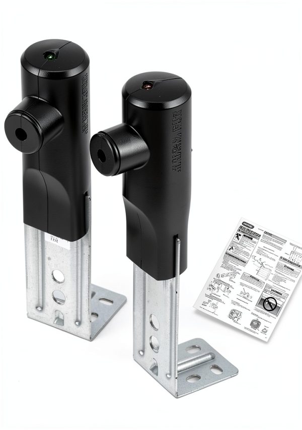 Genie Safe T Beam Replacement Kit Safety Beams Model GSTB-R Black One-7