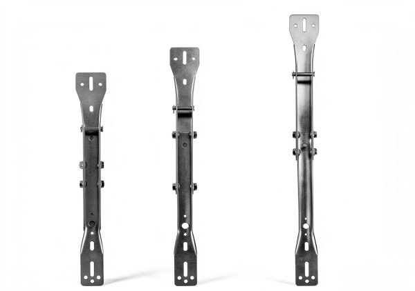 HOME MASTER HARDWARE 2 Pack Garage Door Parts Reinforcement Bracket,Adjustable Garage Door Opener Bracket,Steel Zinc Plated-3