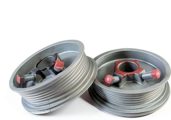 YHDOOR Garage Door Cable Drums Replacement Pair 8ft Silver Aluminum-0