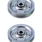 Garage Door Pulley QWORK Extra Heavy Duty 3" 200lb 2-Pack-0